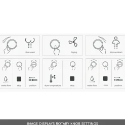 Imex Arco Back to Wall Smart Toilet with Soft Close Seat & Remote Control