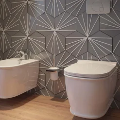 Imex Liberty Rimless Wall Hung Toilet and Soft Close Seat