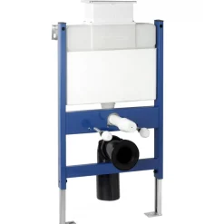 Imex Reduced Height Wall Hung Toilet Frame System with Top Mounted Dual Flush Plate