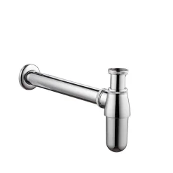 Imex Traditional Chrome Bottle Trap & Pipe