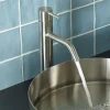 Inox Brushed Stainless Steel Tall Single Lever Basin Mixer
