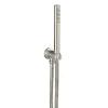 Inox Brushed Stainless Steel Mini Shower Kit with Outlet Elbow & Integrated Handset Holder