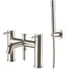 Inox Deck Mounted Stainless Steel Bath Shower Mixer with Handset Kit