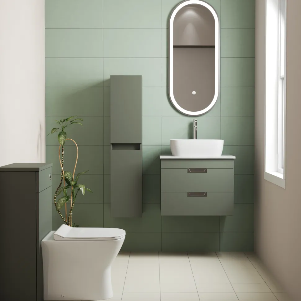 Isla/Freddie 1200mm Wall Mounted Tall Storage Cabinet