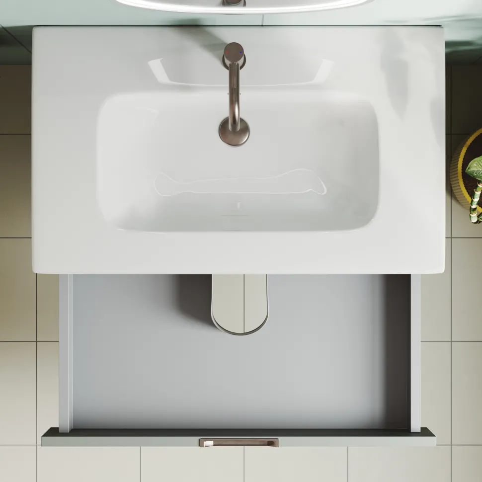 Isla 800mm Wall Hung Vanity Unit & Basin