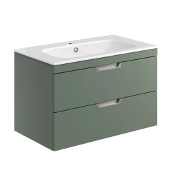 Isla 800mm Wall Hung Vanity Unit & Basin
