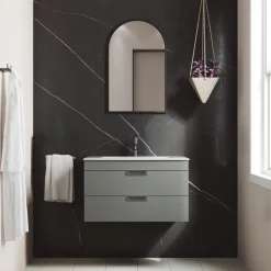 Isla 800mm Wall Hung Vanity Unit & Basin