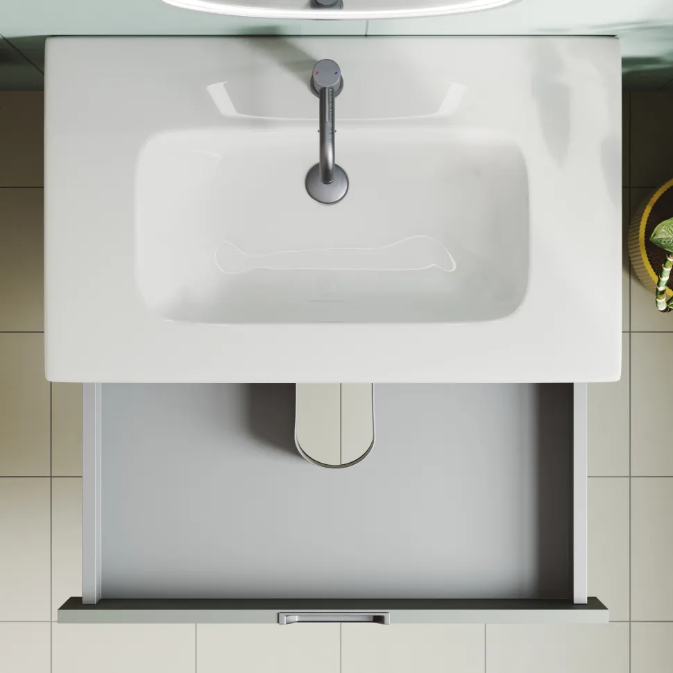 Isla 800mm Wall Hung Vanity Unit & Basin