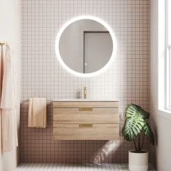 Isla 800mm Wall Hung Vanity Unit & Basin