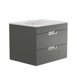 Isla 600mm Wall Hung Vanity Unit & Basin