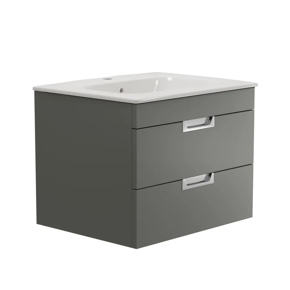 Isla 600mm Wall Hung Vanity Unit & Basin