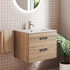 Isla 600mm Wall Hung Vanity Unit & Basin