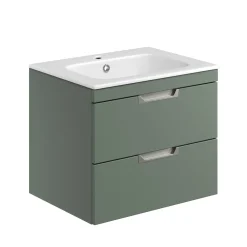 Isla 600mm Wall Hung Vanity Unit & Basin