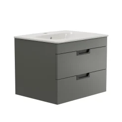 Isla 600mm Wall Hung Vanity Unit & Basin