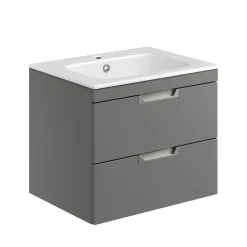Isla 600mm Wall Hung Vanity Unit & Basin