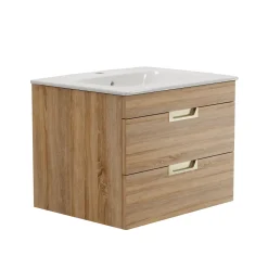 Isla 600mm Wall Hung Vanity Unit & Basin