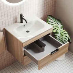Isla 600mm Wall Hung Vanity Unit & Basin