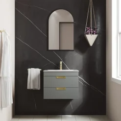 Isla 600mm Wall Hung Vanity Unit & Basin