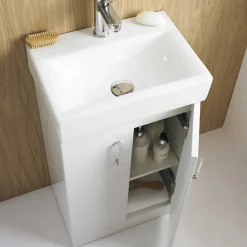 Jack Compact Rimless Toilet & Vanity Unit Bathroom Suite