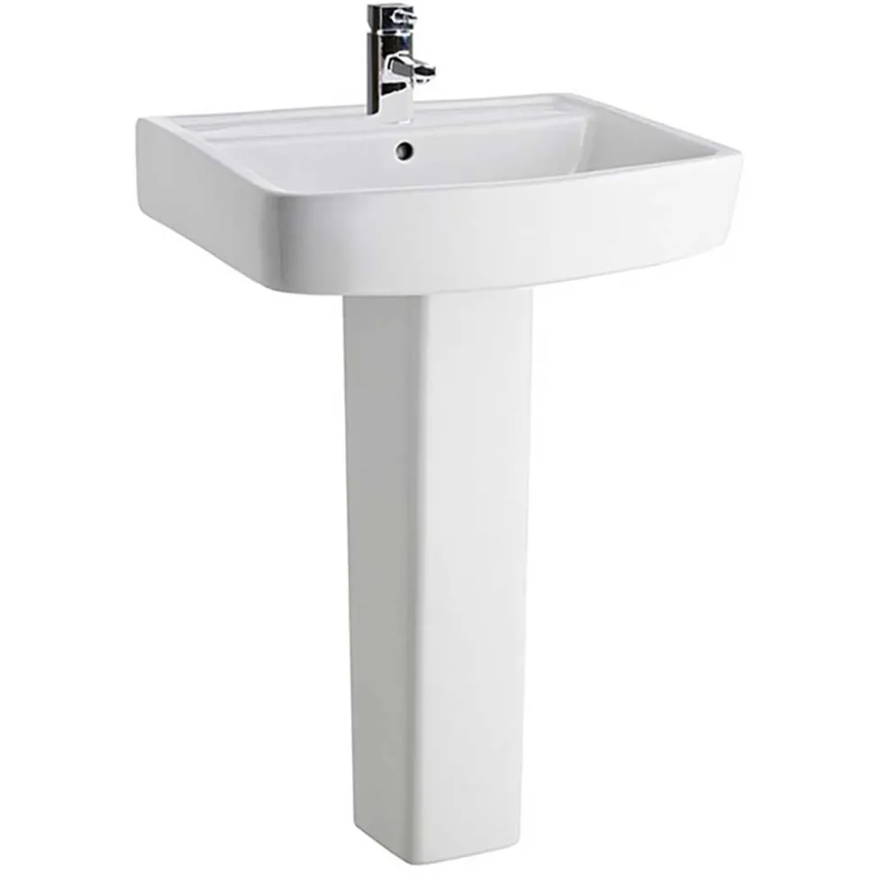 Jack 600mm Basin & Full Pedestal