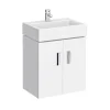 Jack 440mm Wall Mounted Gloss White Vanity Unit & Basin