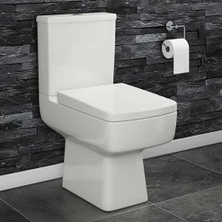 Jack Square Close Coupled Compact Toilet & Soft Close Seat