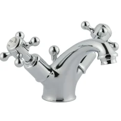 JTP Grosvenor Cross Basin Mixer Tap With Pop-Up Waste