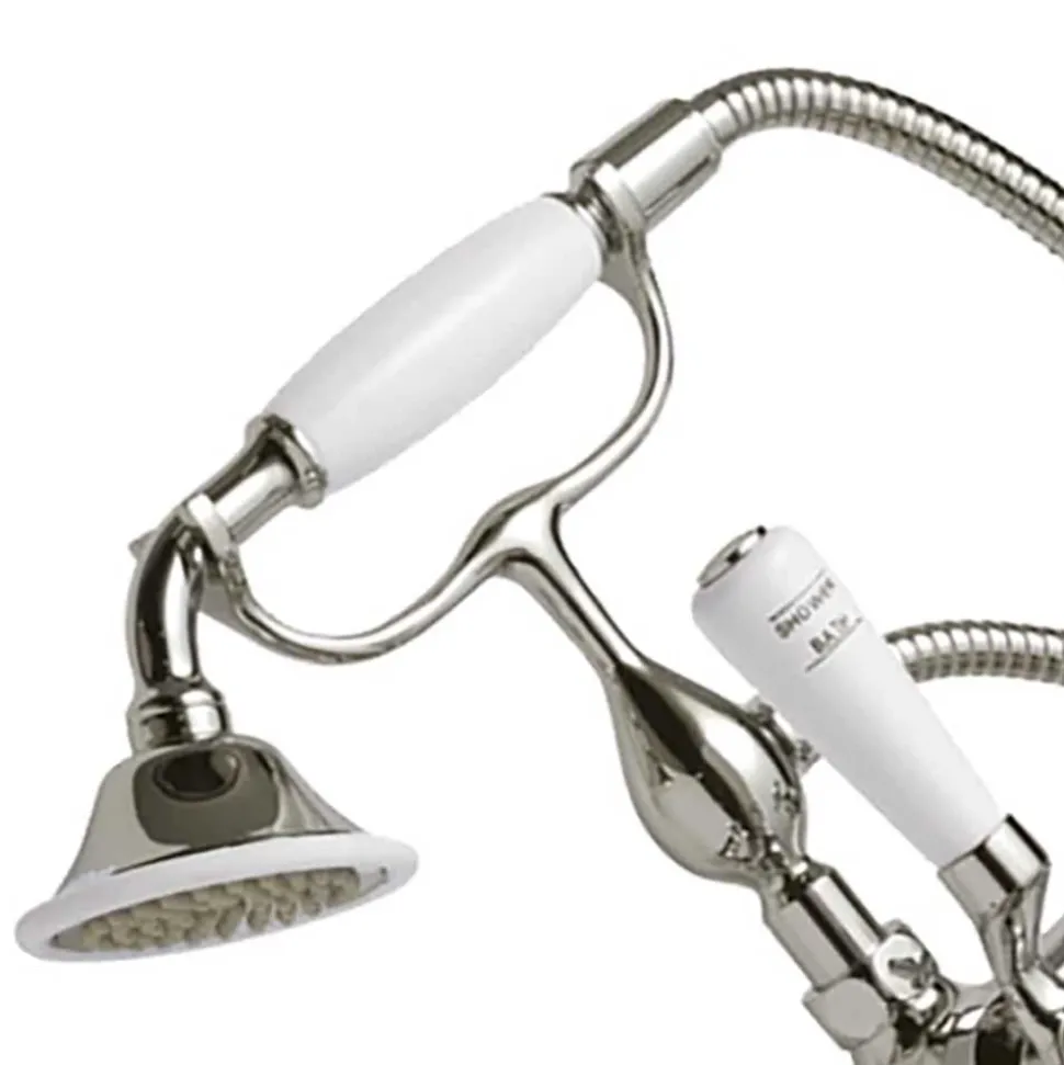 JTP Grosvenor Cross Deck Mounted Bath Shower Mixer With Kit
