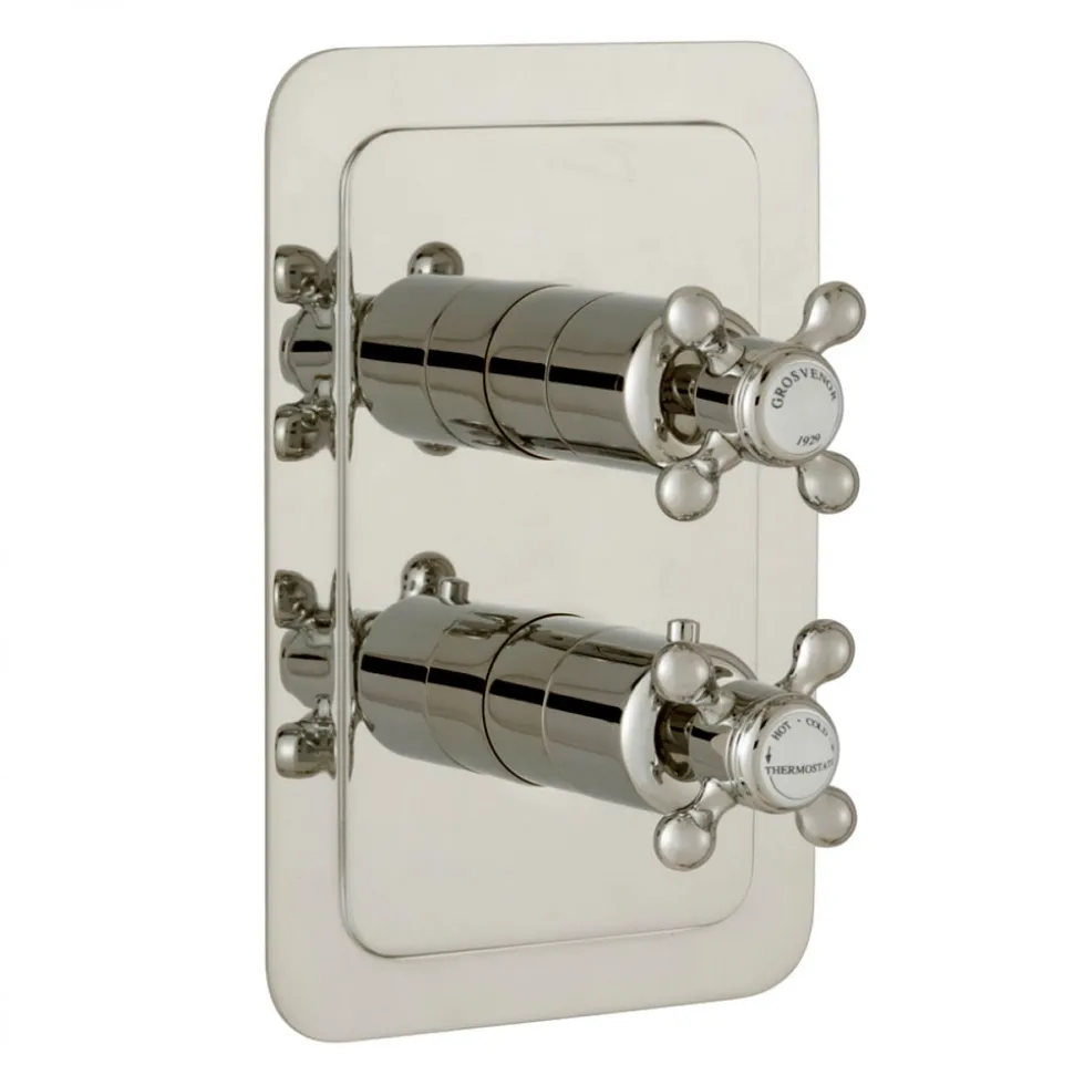 JTP Grosvenor Cross Vertical Concealed 1 Outlet Shower Valve