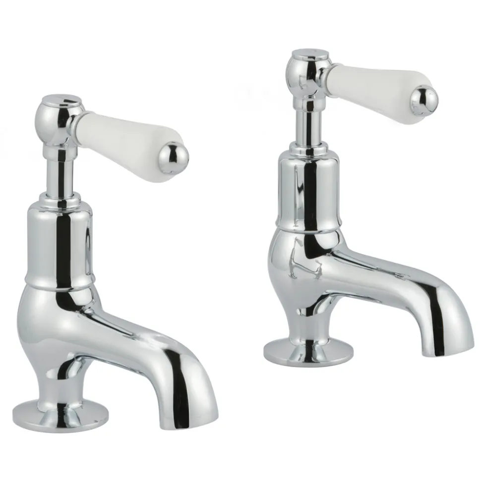 JTP Grosvenor Lever Cloakroom Basin Pillar Taps