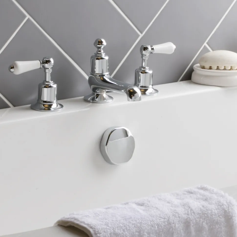 JTP Grosvenor Lever 3 Hole Deck Mounted Bath Filler Tap