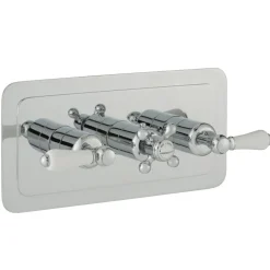 JTP Grosvenor Lever Horizontal Concealed 3 Outlet Shower Valve