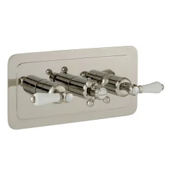 JTP Grosvenor Lever Horizontal Concealed 3 Outlet Shower Valve