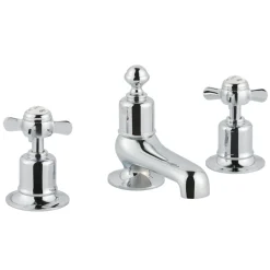 JTP Grosvenor Pinch 3 Hole Deck Mounted Bath Filler Tap