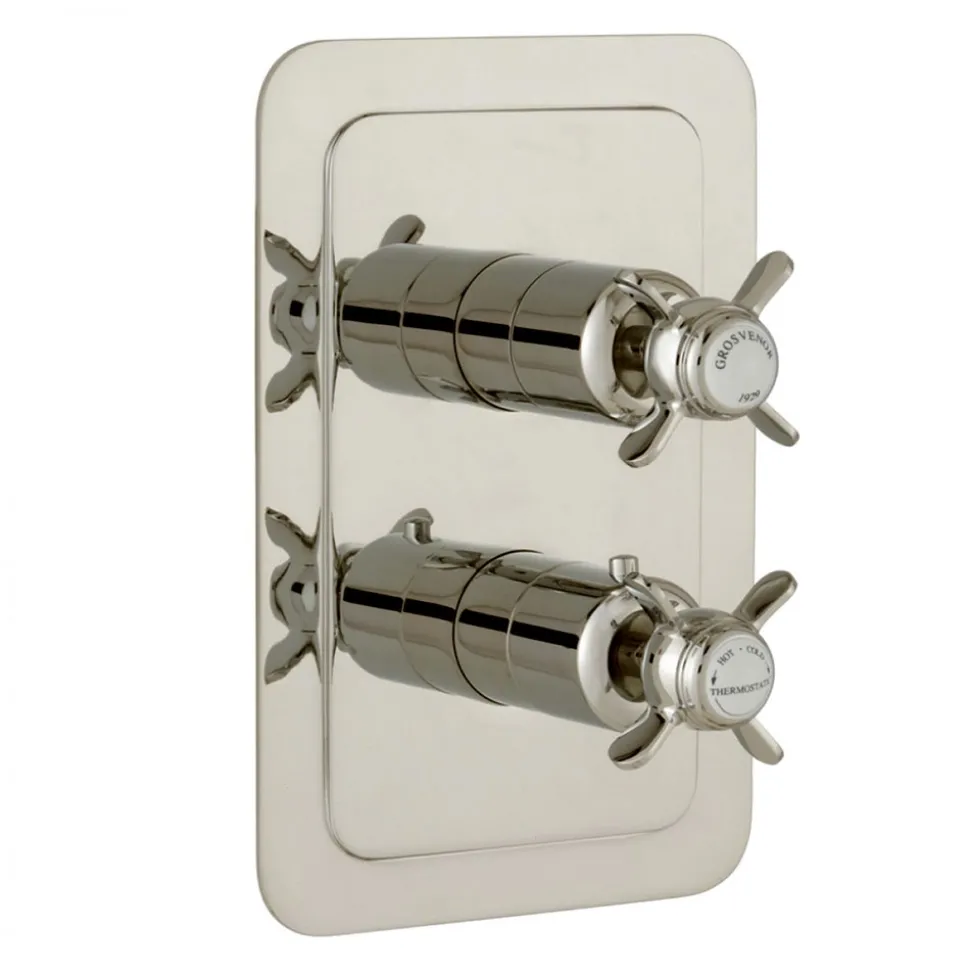 JTP Grosvenor Pinch Vertical Concealed 1 Outlet Shower Valve