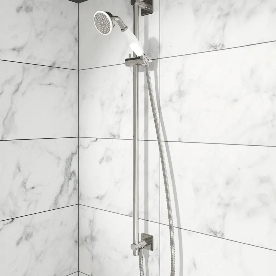 JTP Grosvenor Slide Rail Kit, Single Function Handset & Hose