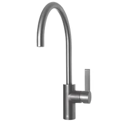 Just Taps Brushed Gunmetal Grey Single Lever Kitchen Sink Mixer Tap