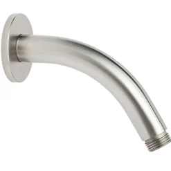 Just Taps Inox Brushed Stainless Steel Short Shower Arm - 200mm