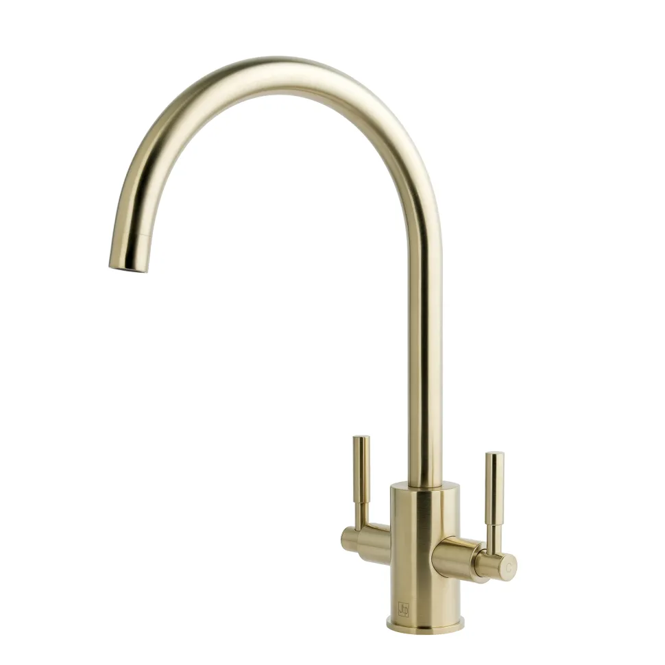 Just Taps Newbury Twin Lever Mono Kitchen Mixer Tap