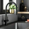 Just Taps VOS Pull Out Spray Single Lever Mono Kitchen Mixer - Matt Black