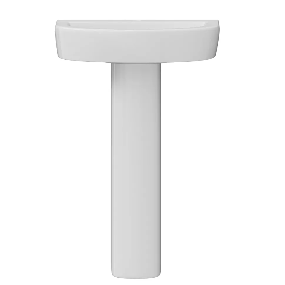 Lorraine 550mm Basin & Full Pedestal