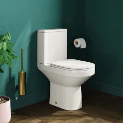 Lorraine Rimless Comfort Height Close Coupled Toilet & Soft Close Seat