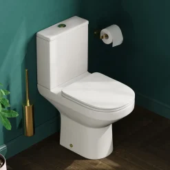 Lorraine Rimless Comfort Height Close Coupled Toilet & Soft Close Seat