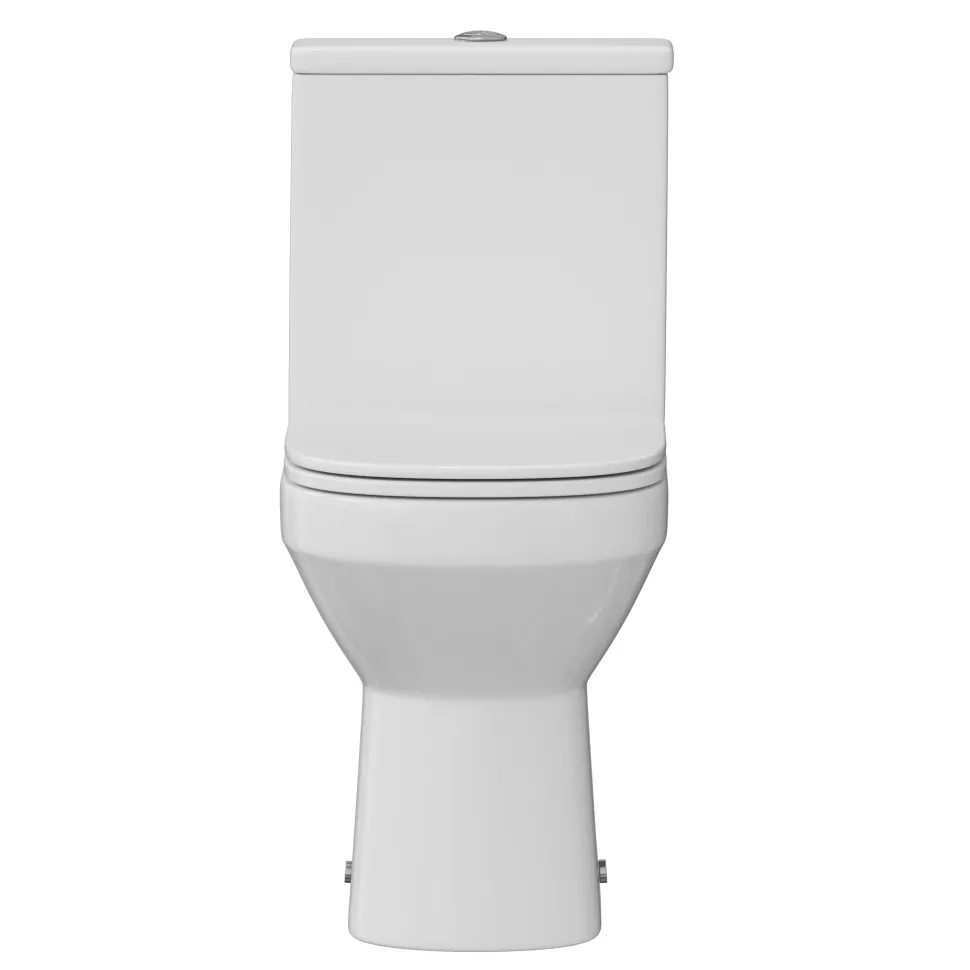 Lorraine Rimless Comfort Height Close Coupled Toilet & Soft Close Seat
