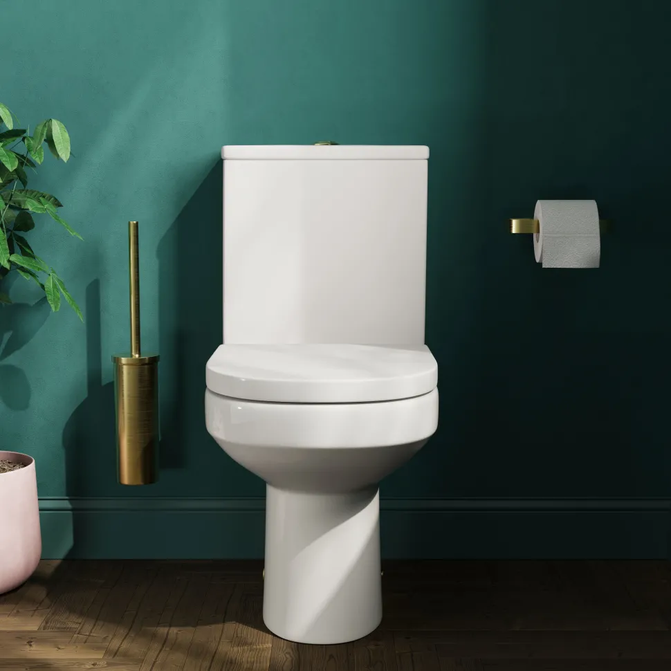 Lorraine Rimless Toilet & Basin Bathroom Suite
