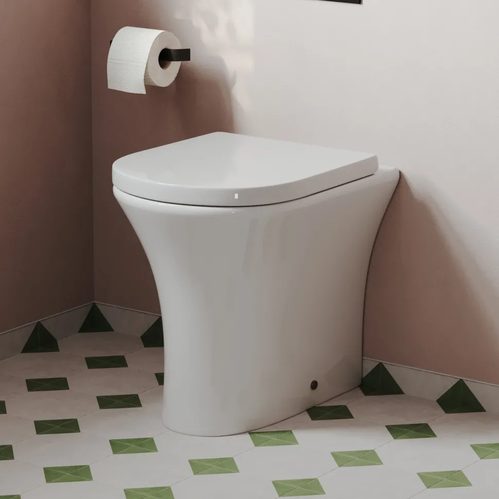 Lydia Rimless Back to Wall Toilet & Soft Close Seat