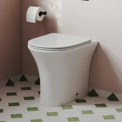Lydia Rimless Back to Wall Toilet & Soft Close Seat