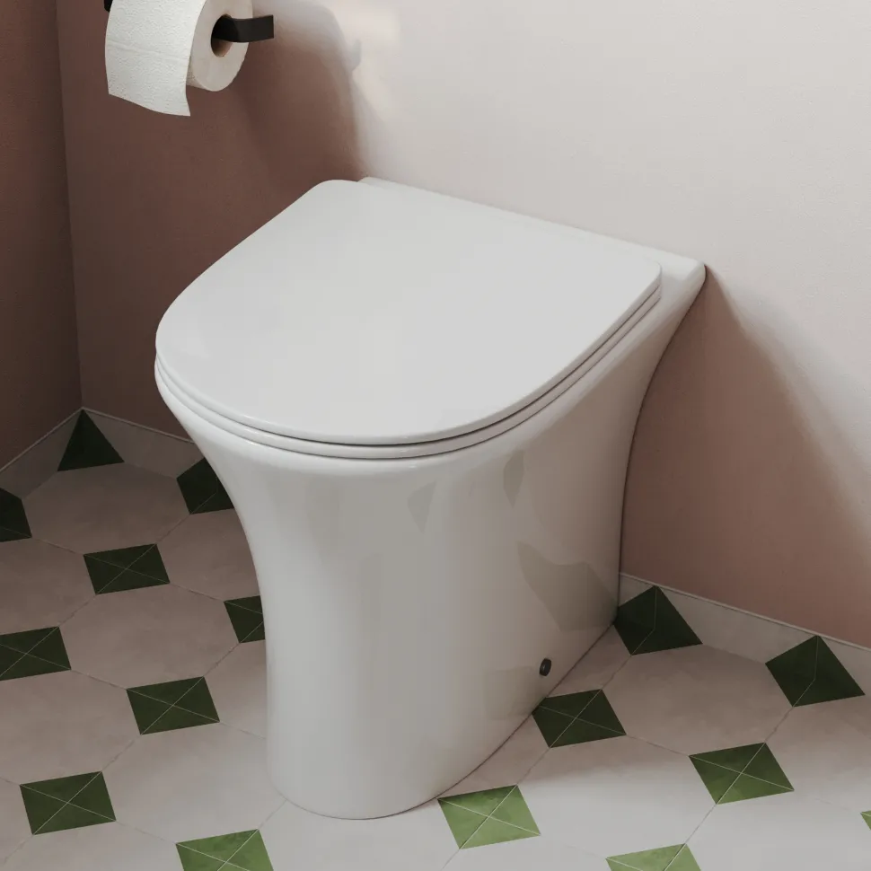 Lydia Rimless Back to Wall Toilet & Soft Close Seat