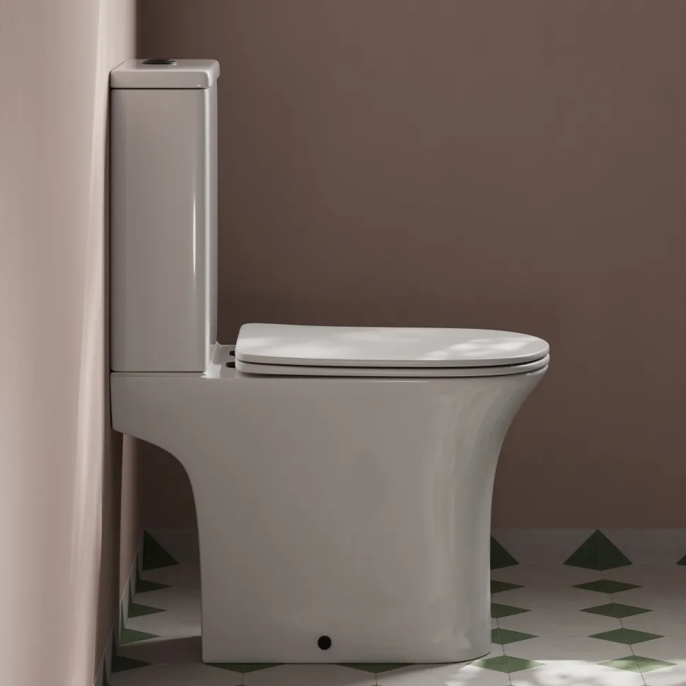 Lydia Rimless Close Coupled Toilet & Soft Close Seat