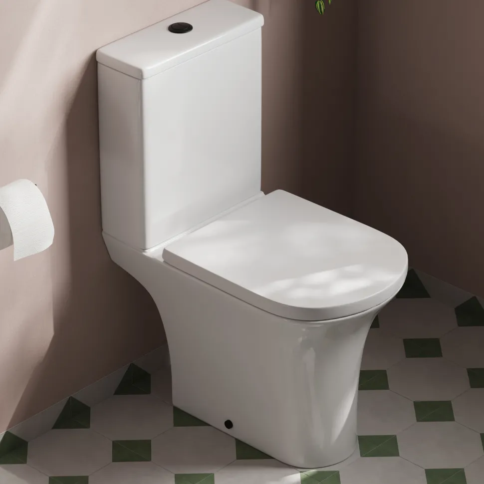 Lydia Rimless Close Coupled Toilet & Soft Close Seat